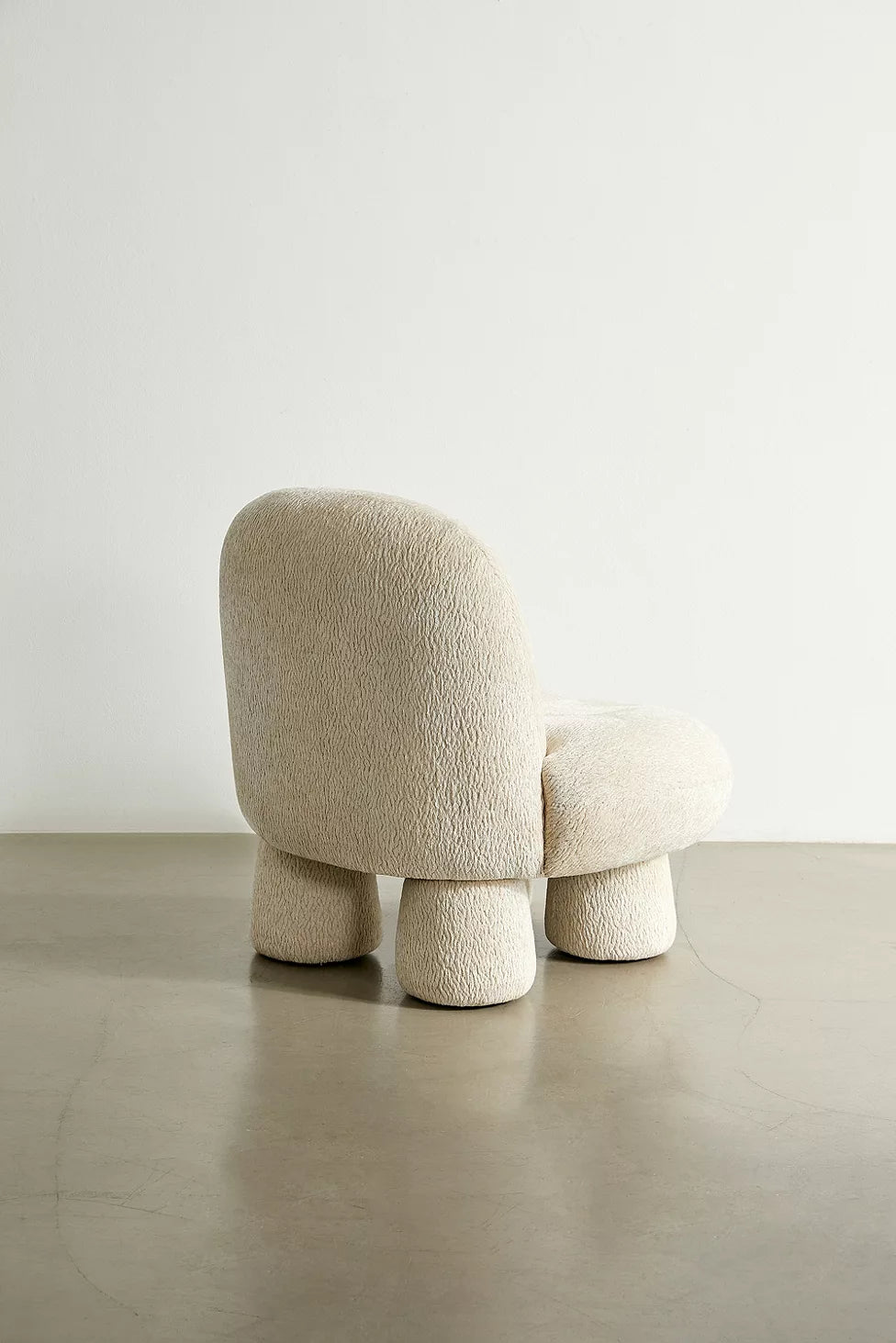 Cream Boucle Bubble Chair
