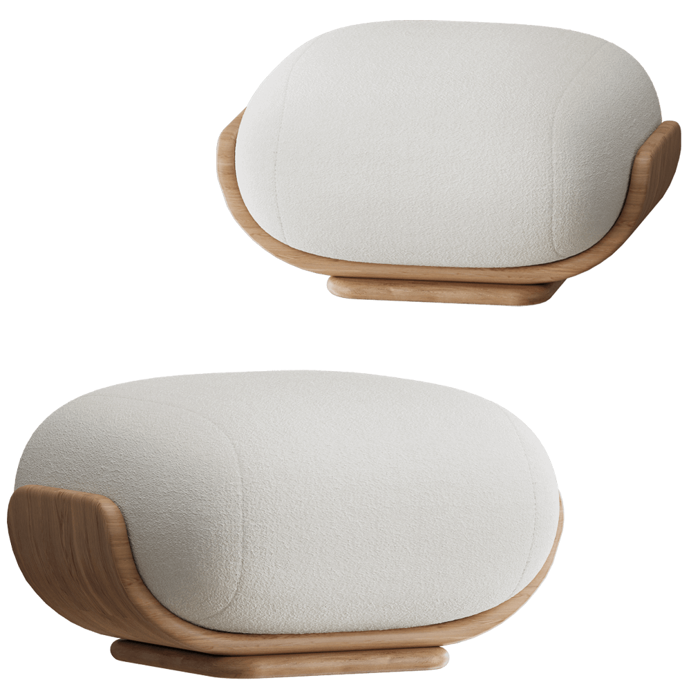 Unique Chair Cannoli Ottoman