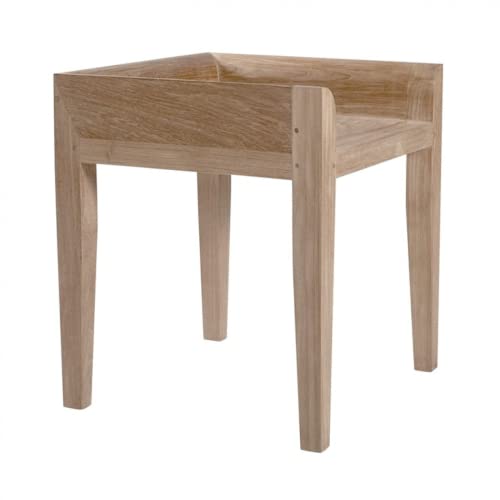 Solid Teak Wooden Single Seater Bar Chair/Stool