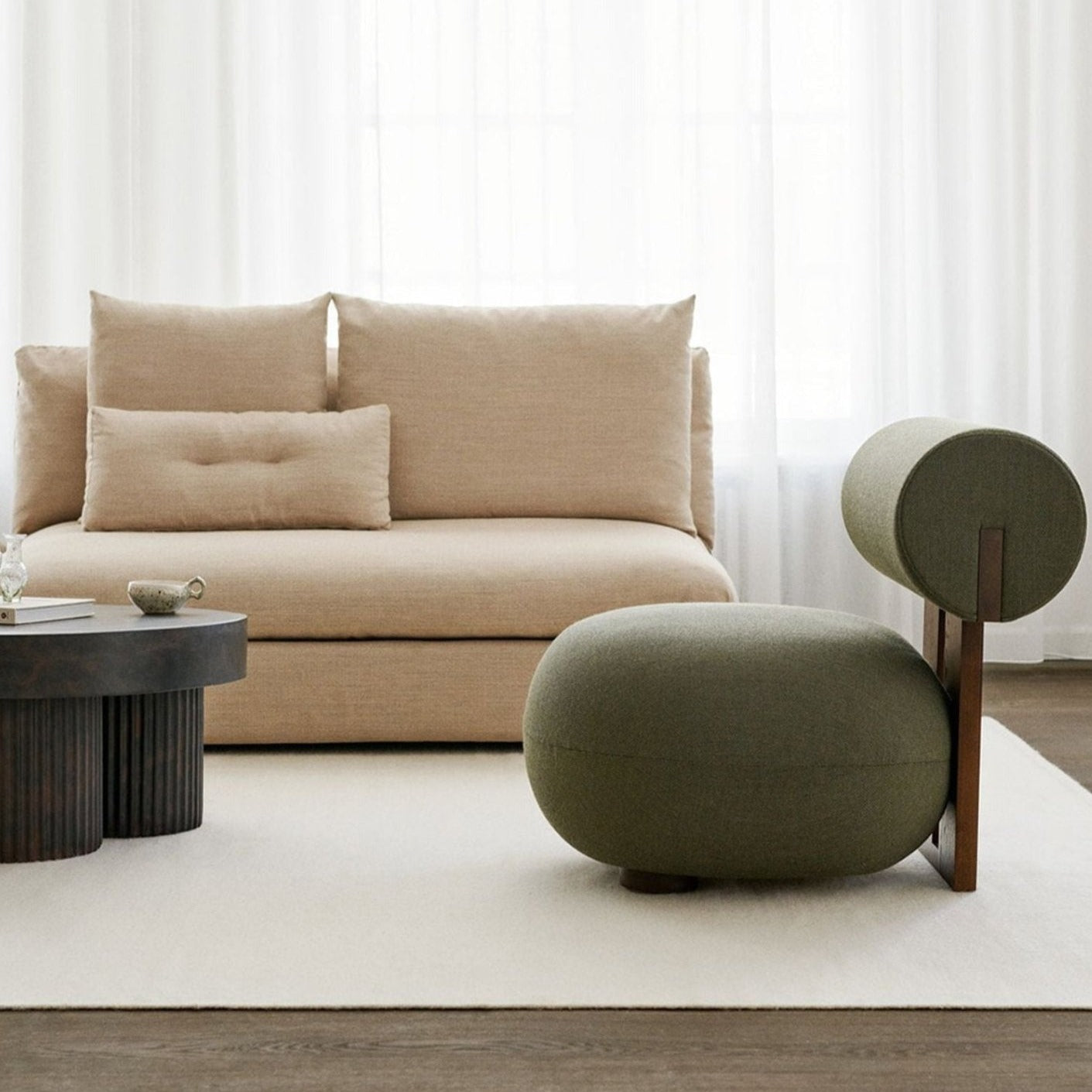 Light luxury accent chair sofa Lazy armchair Bedroom Couch Lounge Comfortable Single seat sofa chair living room furniture