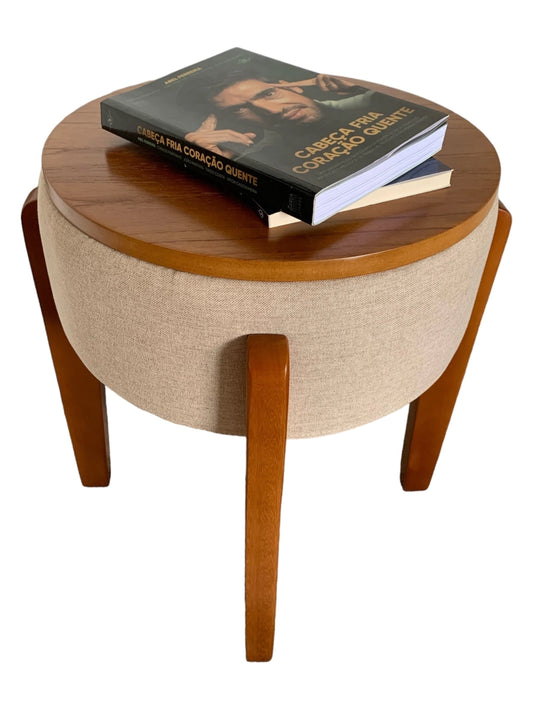Paris Style with beige linen side table